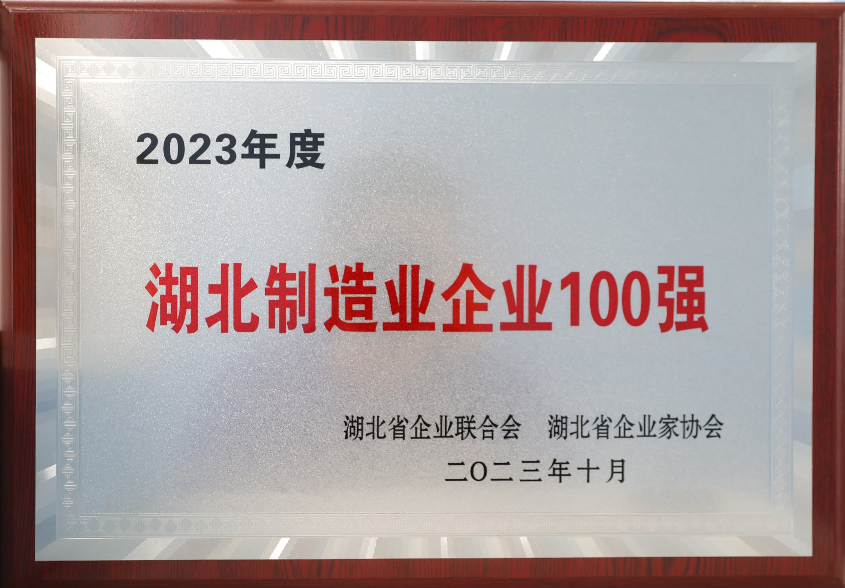 2023年度湖北省制造業(yè)百強企業(yè)